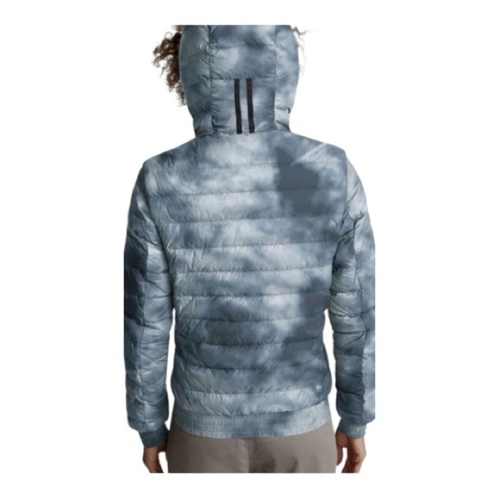 Canada Goose Richmond Women's Blue Down Puffer Zip Up Jacket Coat Haze Print M - Picture 4 of 16